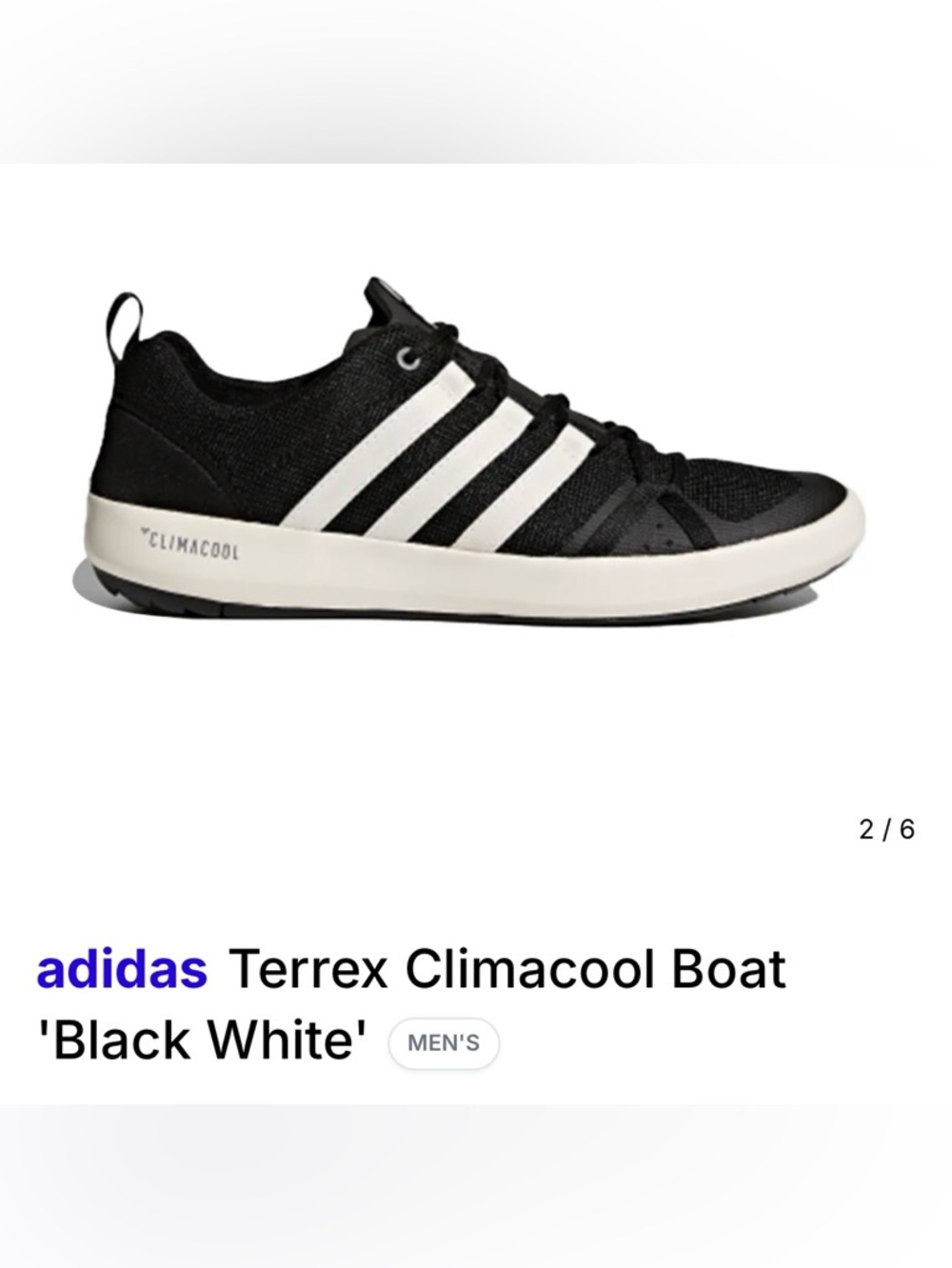 Adidas Men’s Terrex Climacool Boat Sneakers